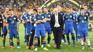 Argentina perdeu a final da Copa do Mundo no Brasil com um gol na prorrogação de mario Gotze