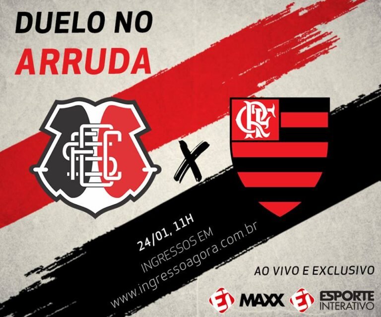 PROMOÇÃO DE INGRESSOS PARA O AMISTOSO SANTA X FLAMENGO É PRORROGADA ATÉ O DIA 22 DE JANEIRO