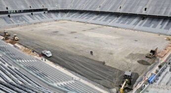 Atlético-PR faz melhorias na Arena da Baixada.