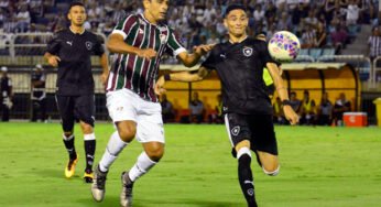 Botafogo deixou escapara a vitória no clássico contra o Flu.