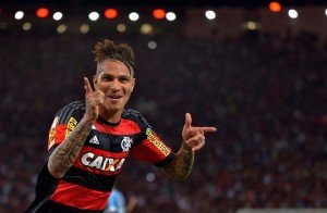 Paolo Guerrero - Artilheiro do Flamengo na temporada com 5 gols.