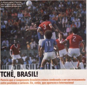 Gol de Figueroa - Inter campeão brasileiro 75