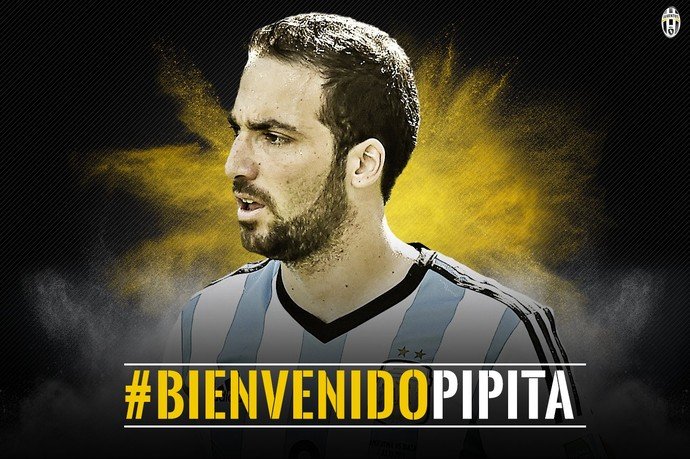El “Pipita” Higuaín é o novo reforço da Juventus.