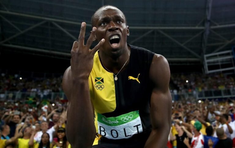Bolt, Bolt, Bolt. Três vezes tri-campeão olímpico
