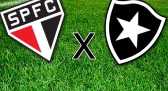 Botafogo enfrenta o São Paulo no Morumbi