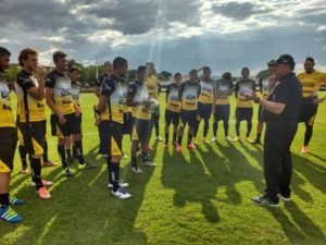 Criciúma treina no CT do Atlético Goianiense.