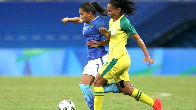 Com algumas das principais jogadoras poupadas, a seleção feminina fica com empate diante da África do Sul