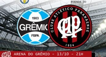Atlético pega o Grêmio em POA