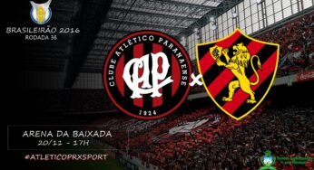 FURACÃO encara o Sport em jogo que promete casa cheia!