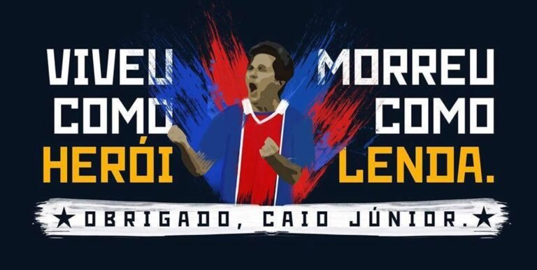 NUNCA ESQUECEREMOS DE CAIO JÚNIOR!