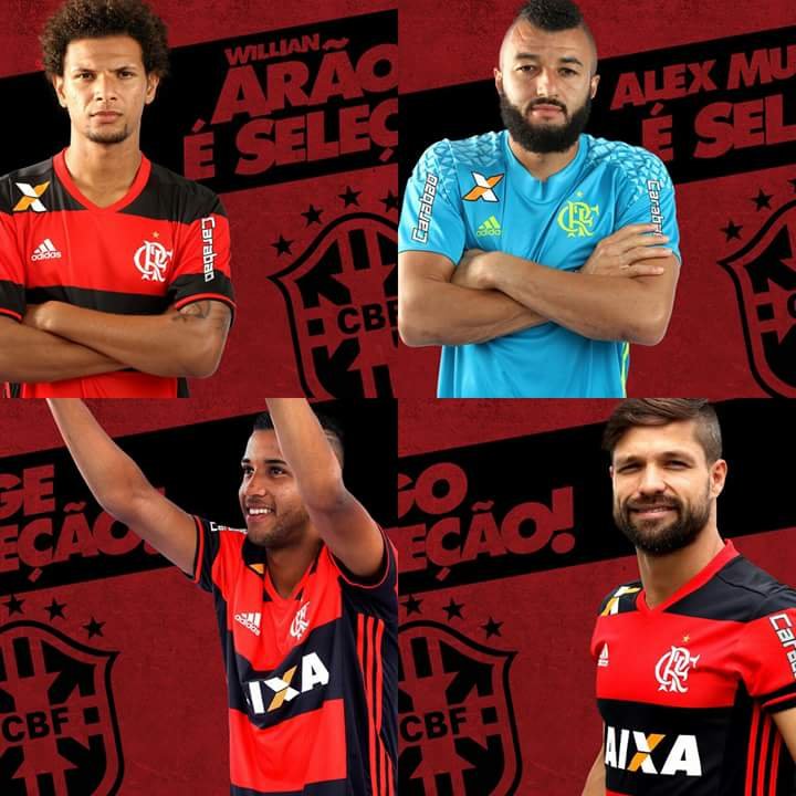 Flamengo é destaque na convocação da Seleção Brasileira