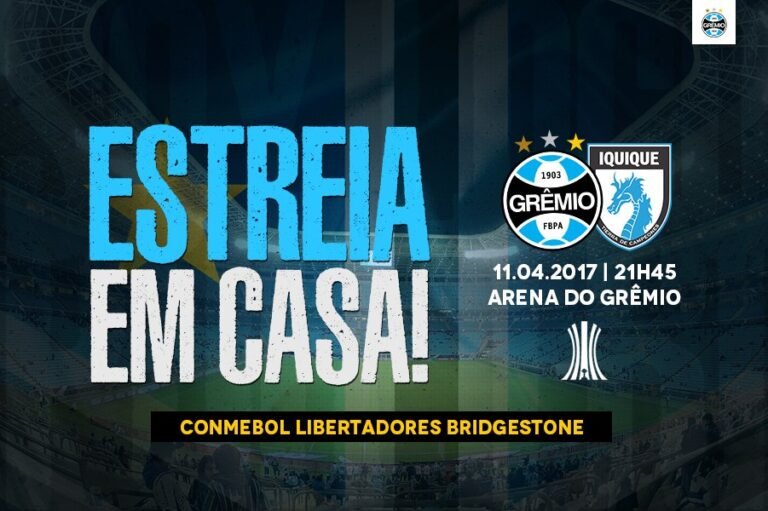Grêmio estreia em casa pela Libertadores nesta terça!