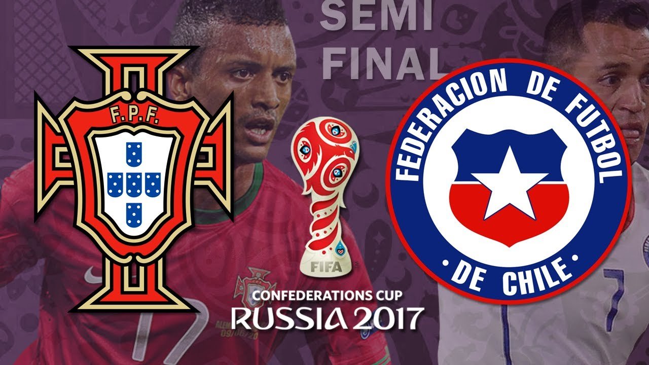 Portugal enfrentará o Chile na semifinal da Copa das Confederações