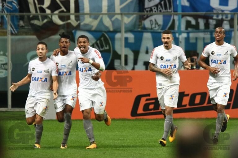 Santos empata diante do Grêmio e se mantém na terceira colocação.