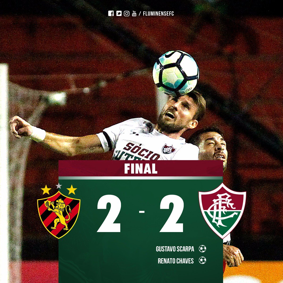 Pós-jogo Sport 2 x 2 Fluminense