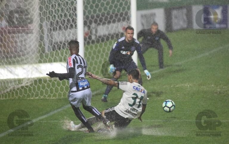 Santos e Coritiba empatam no Couto Pereira.