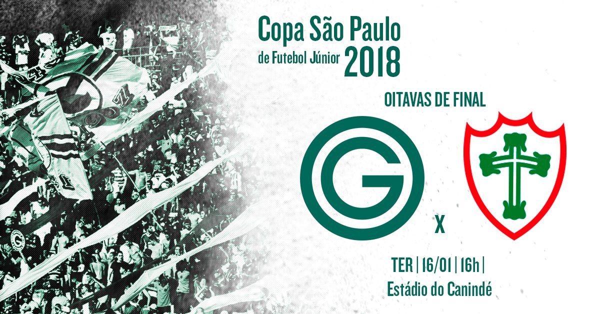 Goiás x Portuguesa – Oitavas de final da Copinha.