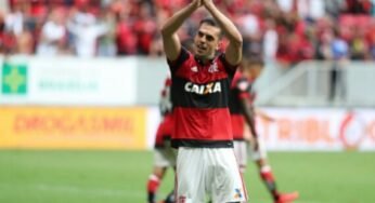Rhodolfo marca seu primeiro gol pelo Flamengo e dedica aos filhos: “Vai pro Caio e a Gabriela”