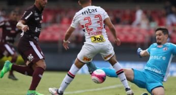 Sem sair do ‘quase’, São Paulo fica no zero com a Ferroviária