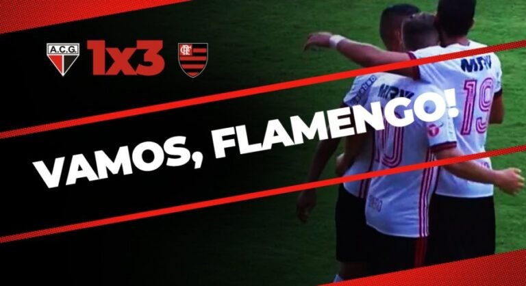 De virada, Flamengo bate Atlético Goianiense em amistoso por 3 a 1