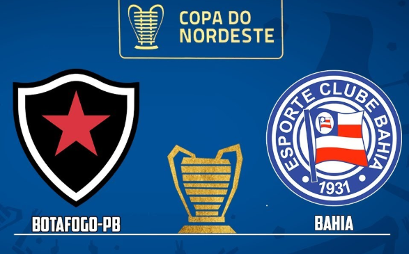 Botafogo/PB joga bem, mas o Bahia vence a primeira partida das quartas de final.