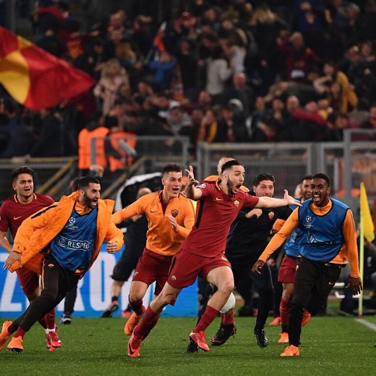 Mágico, fantástico, incrível, emocionante! Roma domina, faz 3 a 0 e elimina o Barcelona da Liga dos Campeões