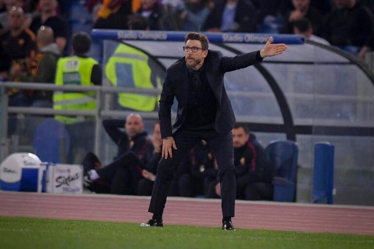Di Francesco falou sobre o empate no derby da capital italiana: “Foi um jogo difícil”