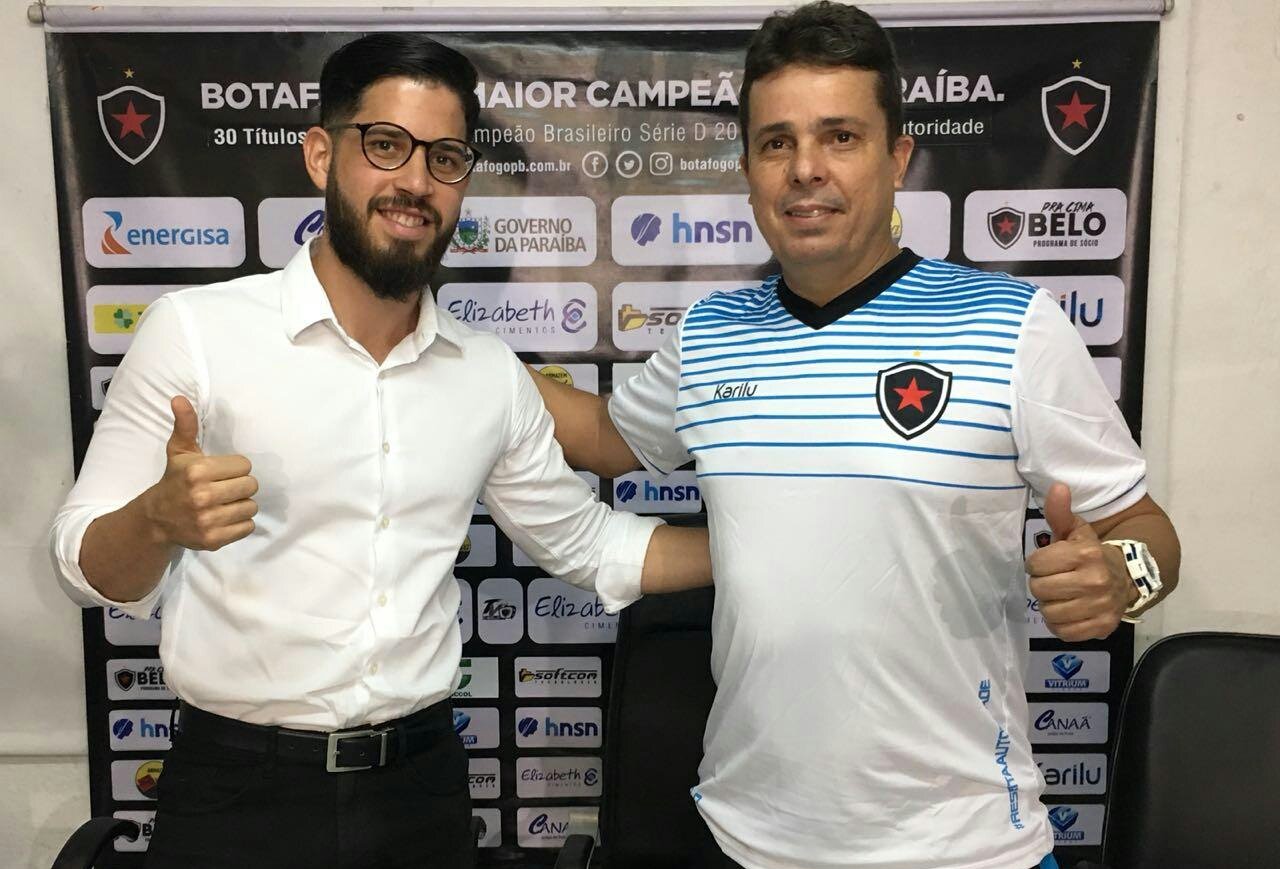 Evaristo Piza é apresentado como novo treinador do Botafogo/PB.
