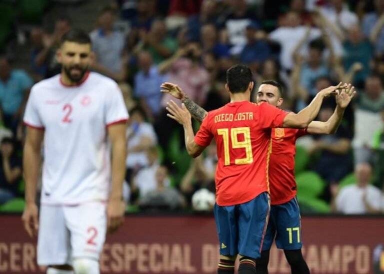 Espanha triunfa para cima da Tunísia