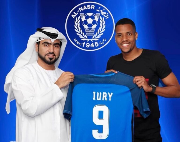Ex-Avaí, Iury assina com o Al Nasr por três temporadas