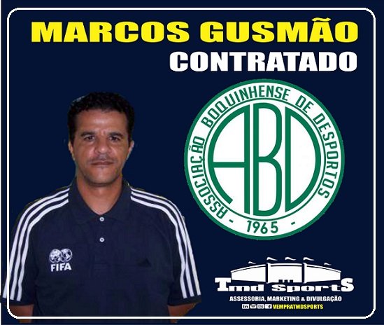Marcos Gusmão é o novo treinador do Boquinhense-SE