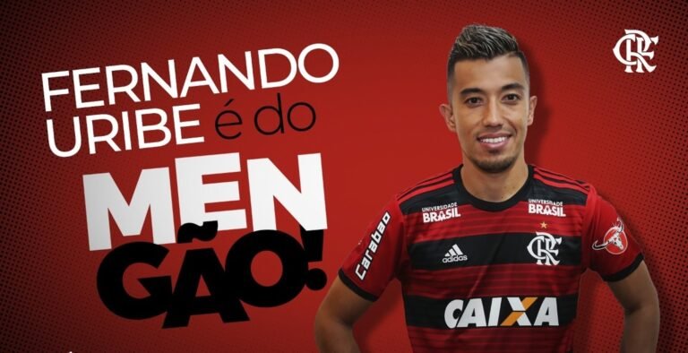 Flamengo anuncia o atacante Fernando Uribe