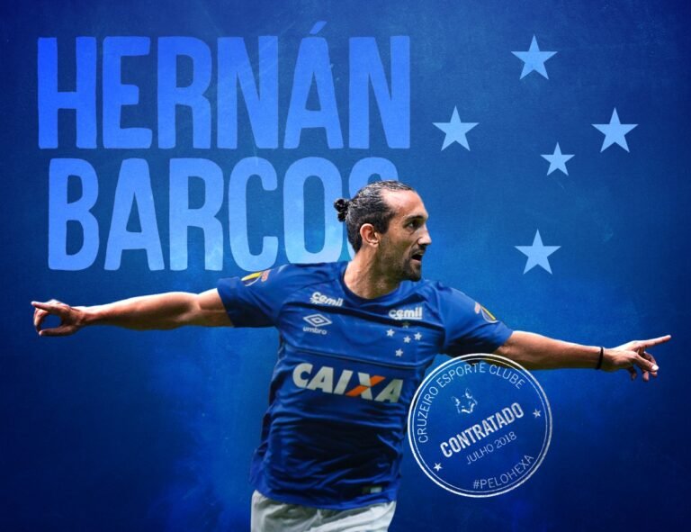 Cruzeiro anuncia o atacante Hérnan Barcos