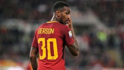 Roma empresta o meia Gerson à Fiorentina