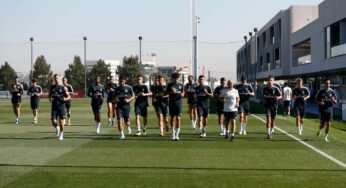 O Real Madrid antes da sua primeira final na temporada 2018/2019