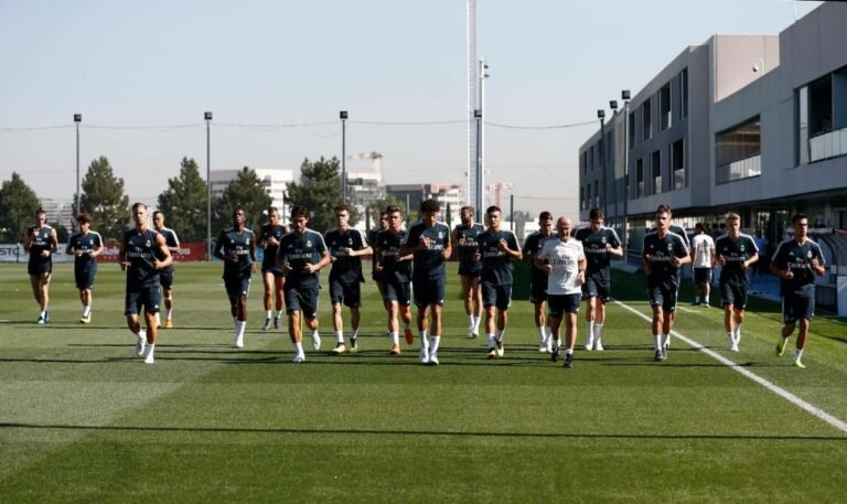 O Real Madrid antes da sua primeira final na temporada 2018/2019