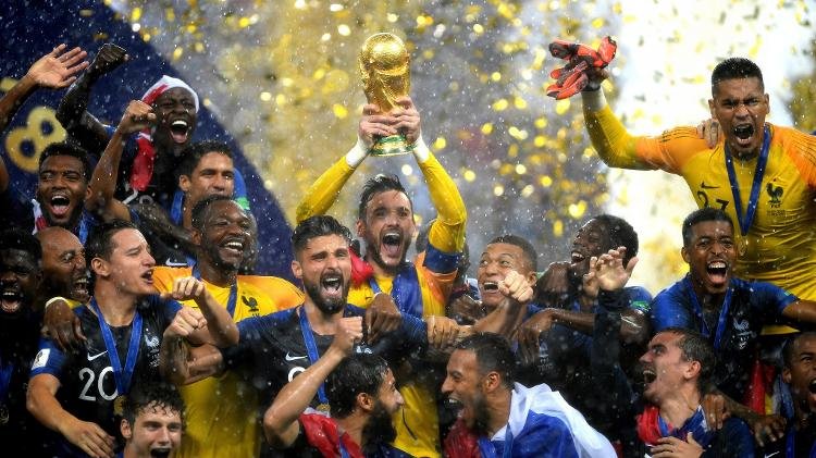 A França é bicampeã da Copa do mundo 2018.