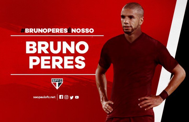 De forma inusitada, São Paulo anuncia o lateral Bruno Peres!