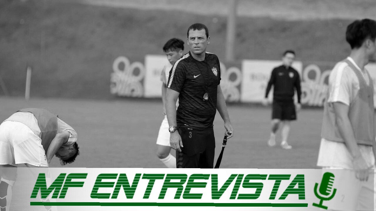 Maurício Copertino, treinador do Zhejiang Yiteng da China concede entrevista ao MF