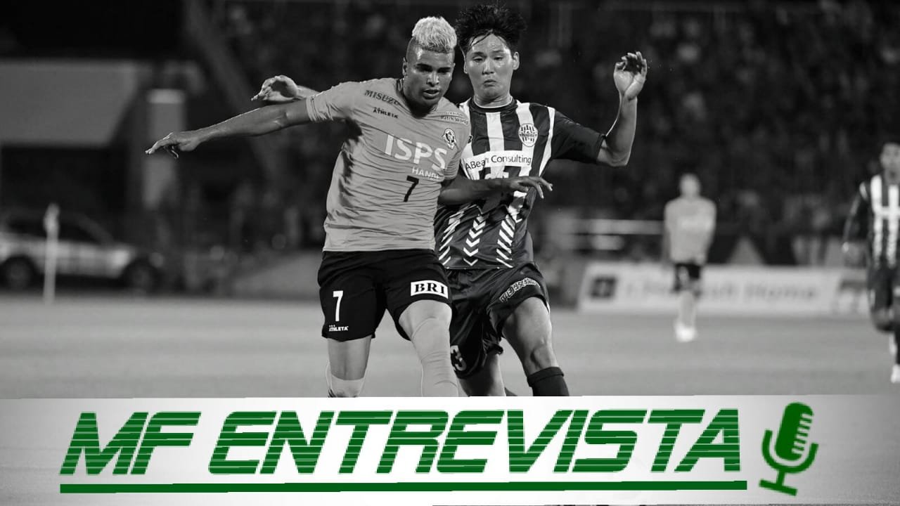 O atacante Alan Pinheiro, do Tokyo Verdy concede entrevista ao site MF