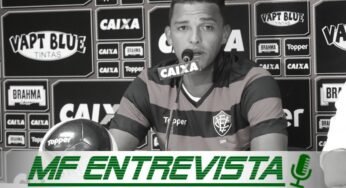 Entrevista com o zagueiro Aderllan, do EC Vitória