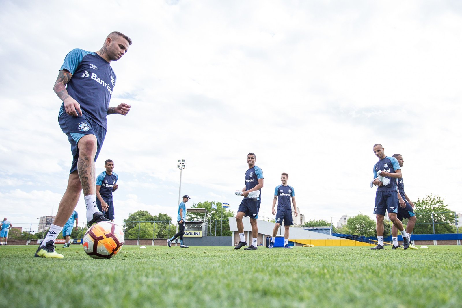 Último treino antes da decisão.