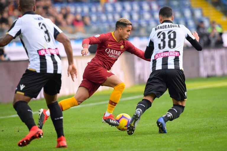 Roma perde por 1 a 0, para a Udinese e agora mira o Real Madrid, pela Champions