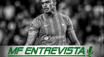 Fabrício Baiano, atualmente no Marítimo, fala com o MF