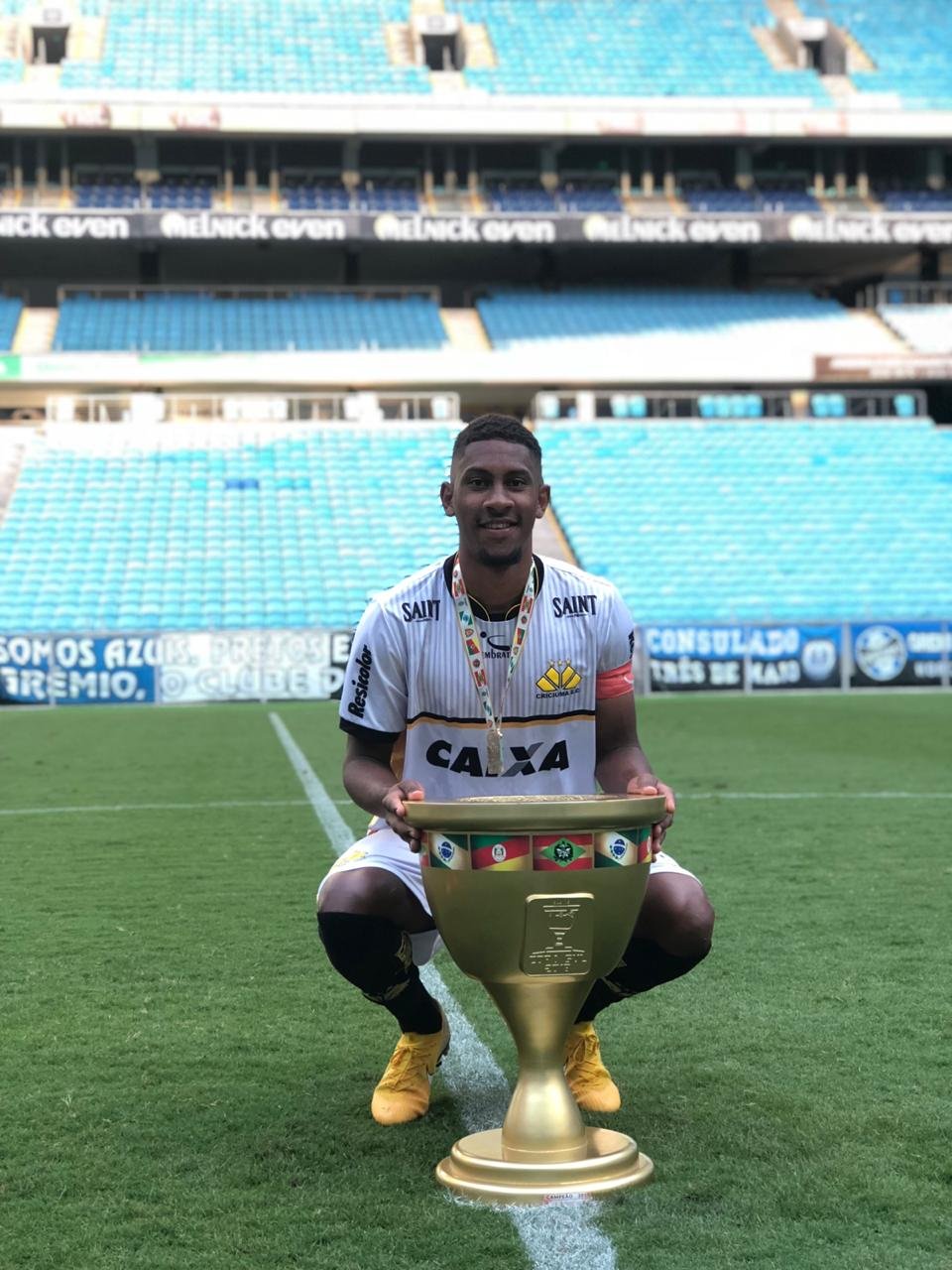 Capitão, Christian comemora título do Criciúma da Copa Sul