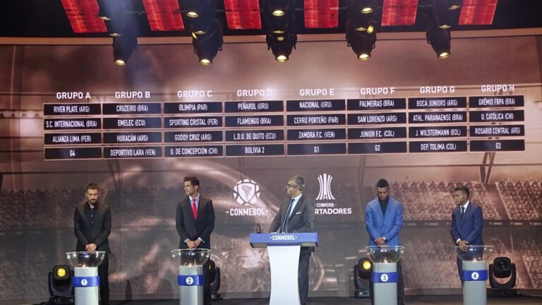 Sorteio da fase de grupos da Libertadores, Palmeiras está no Grupo F, junto com San Lorenzo e Júnior de Barranquilla.
