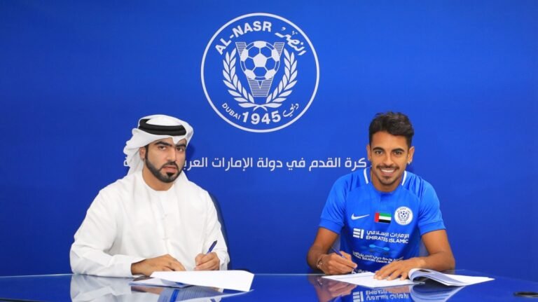 Apresentado como novo reforço do Al-Nasr, Júnior Dutra enaltece retorno ao “mundo árabe”