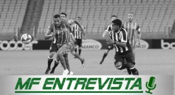 O atacante Vitor Feijão, do Ceará Sporting Club concede entrevista ao site MF