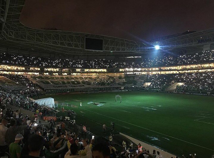 Palmeiras empata com o Santos no Allianz Parque.