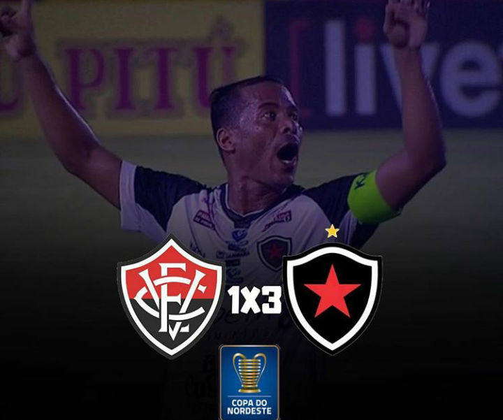Copa do Nordeste: Vitória 1×3 Botafogo/PB.